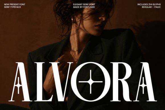 Alvora: A Modern Serif for Luxury Branding