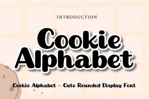 Cookie Alphabet: The Ultimate Sweet & Rounded Display Font