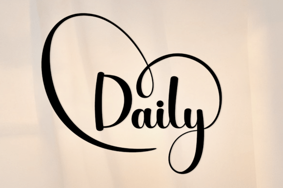 Daily: A Handwritten Font for Authentic Design