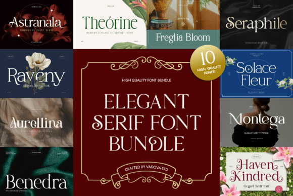 Elevate Your Design with the Elegant Serif Bundle