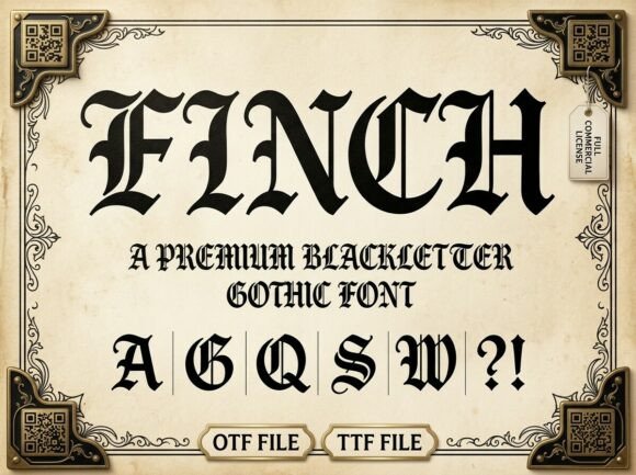 Finch: Command Attention with Modern Blackletter