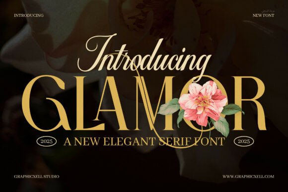 Glamor Serif Display Font: Blending Classic Charm with Modern Style