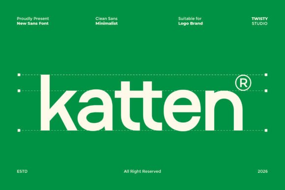 Katten: The Sans Serif for Modern, Minimalist Design