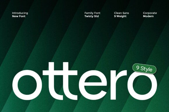 Ottero: The Sans Serif Family for Modern Clarity