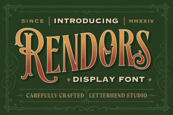 Ronders: A Vintage Typeface for Modern Brands