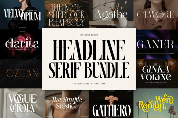 The Headline Serif Bundle: A Designer's Toolkit for Impact