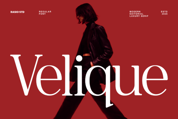 Velique: A Modern Serif for Poetic Luxury Branding